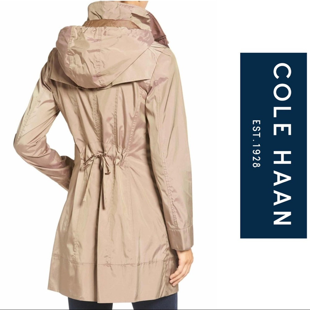 NWT Cole Haan Signature Hooded Coat